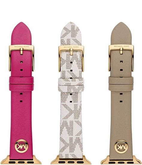 michael kors leather band watch mk-2012|Michael Kors silicone watch band.